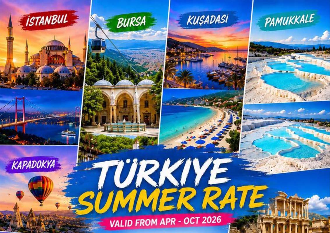 5D4N İstanbul Bursa Cappadocia